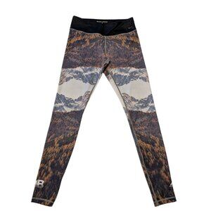 Belong Designs Mountain Landscape Leggings Size Small